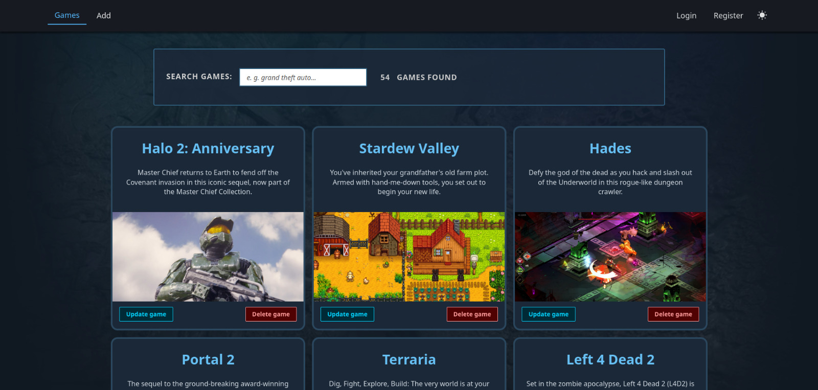 Steamio landing page